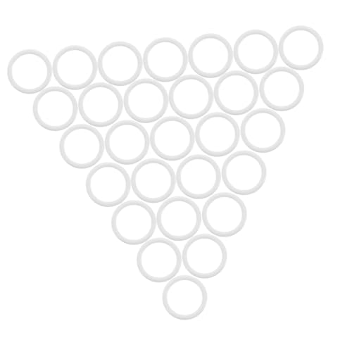 Beaupretty 100 Stück Metallversteller Ringe Verstellbare Schnallen für Badeanzug Clips Stabile Halterungen für Nähprojekte Weiß mit Kunststoffbeschichtung von Beaupretty