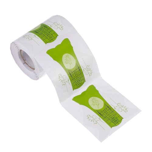 Beaupretty 100 Stück Nagelverlängerungs sticker DIY Maniküre Werkzeug Nagelform Anleitung Papier für French Mandelform Coffin Nails Leicht zu Lagern für Nagelkunst und Salongebrauch von Beaupretty