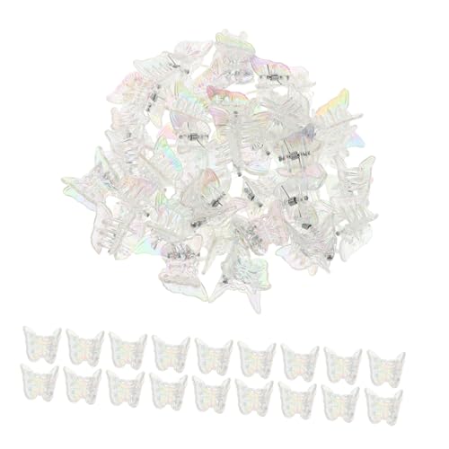 Beaupretty 100 Stück Schmetterlinge Für Und – Klammern Feiner Kopf Mädchen Süß Frauen Mini Babys Krallen Partys Griffkrallen Dekorative Kleinkinder Clips Kleine Verwendung von Beaupretty