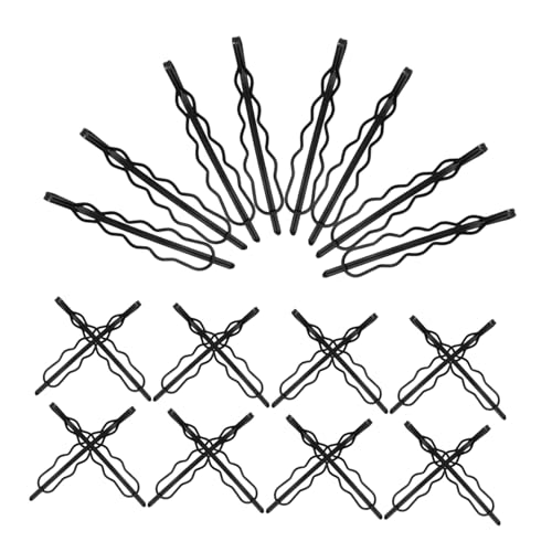 Beaupretty 100 Stück Schwarze Haarklammern aus Metall Kleine Leichte Haarspangen für Damen Rutschfeste Styling-accessoires für Stirn Seitenpony Vielseitig für Alltag und Festliche Anlässe von Beaupretty