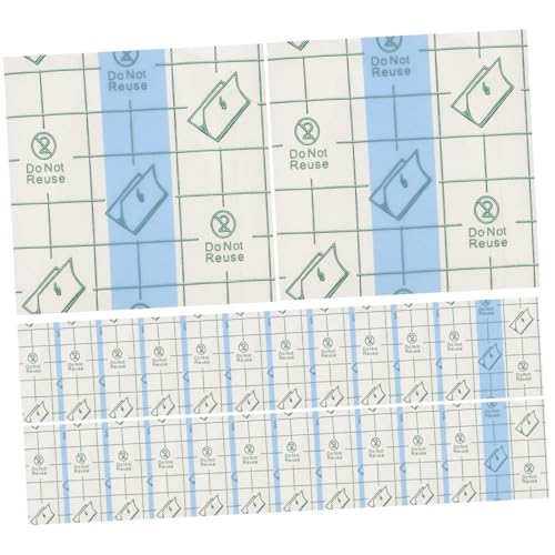 Beaupretty 100 Stück Selbstklebende Transparente Make up Mischpalette für Foundation Lidschatten Lippenstift und Kosmetik Zubehör zum Mischen und Blenden von Beaupretty