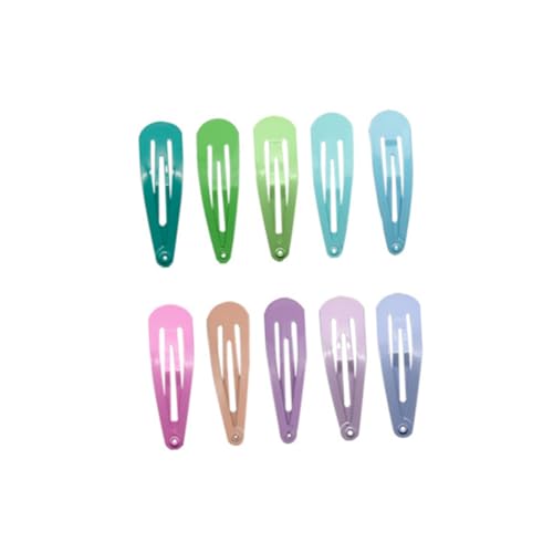 Beaupretty 100 Stück Teiliges Wasserfall Haarspangen für Mädchen Modische Tropfenform Bunte Haarschmuck Vielseitig Einsetzbar für Alltag Geburtstag und Weihnachten Zufällige Zufällige Farbe von Beaupretty