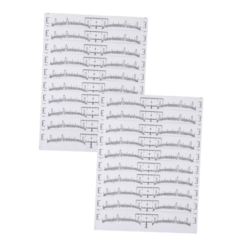 Beaupretty 100stücke Augenbrauen Aufkleber Augenbrauen Gestaltung Werkzeuge Maß Professionelles Werkzeug von Beaupretty