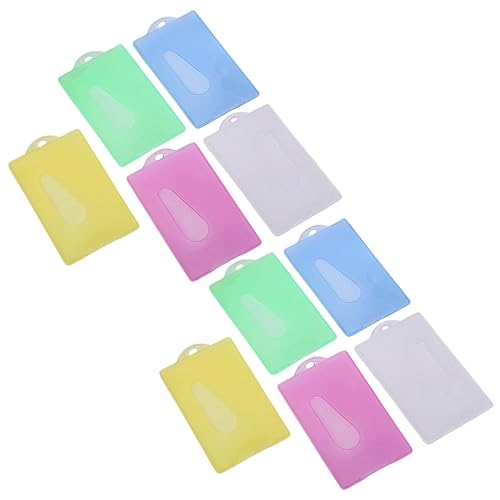 Beaupretty 10 Stück Kartenschutzhüllen Für Id Karten Ausweis Und Bankkarten Transparent Leicht Für Unterwegs Mit Schlüsselanhänger von Beaupretty