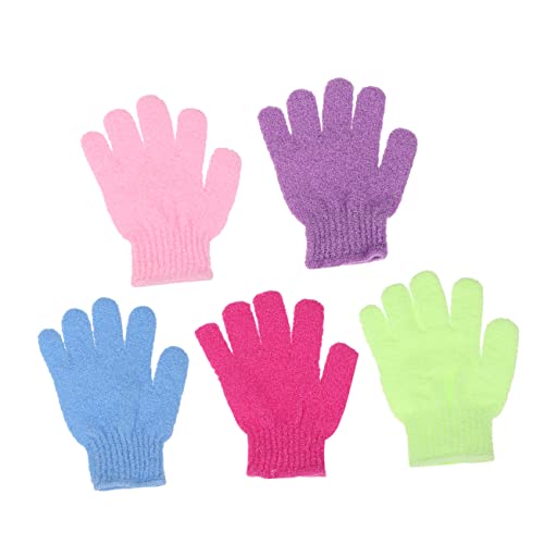 Beaupretty 10stücke Fäustlingsbadetuch Peeling Und Duschen Handschuhartige Waschtücher Für Körperpeeling Und Rückenmassage Peelingtuch Und Badetücher Als Duschbürste Für von Beaupretty