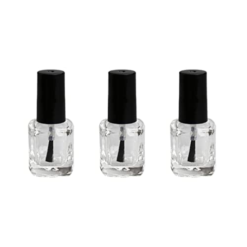 Beaupretty 10stücke Leere Nagellackflasche Mit Pinsel Klare Quadratische Glasflaschen Nagellackflaschen Für Diy Nail Polish von Beaupretty