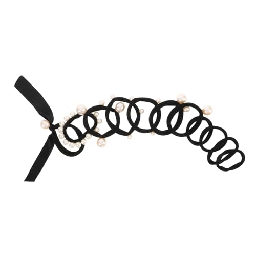 Beaupretty 11stücke Teiliges Mit Haargummis Und Kunstperlen Einfache Haargummis Und Elastische Haarbänder Für Damen Und Mädchen Hochelastische Pferdeschwanzhalter Für Verschiedene von Beaupretty