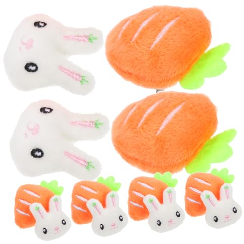 Beaupretty 12stücke Kaninchen Karotte Form Broschen Plüsch Brosche Kleidung Tasche Dekoration Accessoires Für Frauen Mädchen Anlässe von Beaupretty