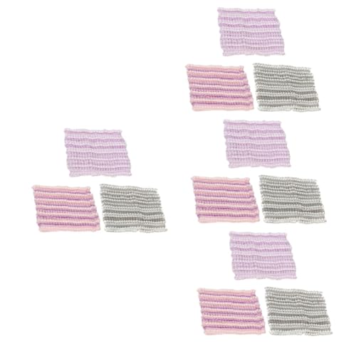 Beaupretty 12 Stk Mesh-stirnband Hautpflege-stirnband Mädchen Haare Make-up-haarband Handtuch-haarwickel Haarbänder Für Mädchen Spa-kopfpackungen Polyester Bilden Web-kopf Fräulein von Beaupretty