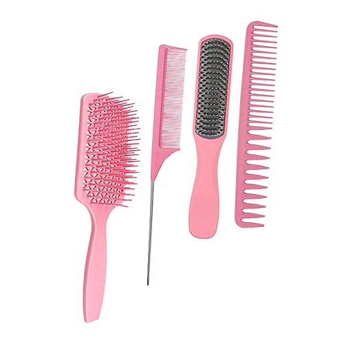 Beaupretty 12 Stück Sortiert Für Herren Rosa Luft Für Haarschnitt Bürste Für Kopfhaut Und Entwirrung Natürlicher Für Damen Haarstyling Massagegerät/Haarkämme Kamm Homepink von Beaupretty