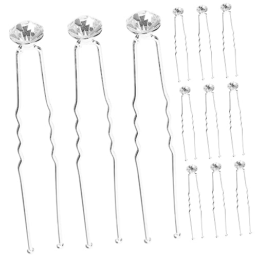 Beaupretty 12 Stück Teiliges Braut Haarnadel Haarnadeln U Förmige Haarforken für Dutt und Hochzeitsfrisuren Festlicher Haarschmuck für Damen und Besondere Anlässe von Beaupretty