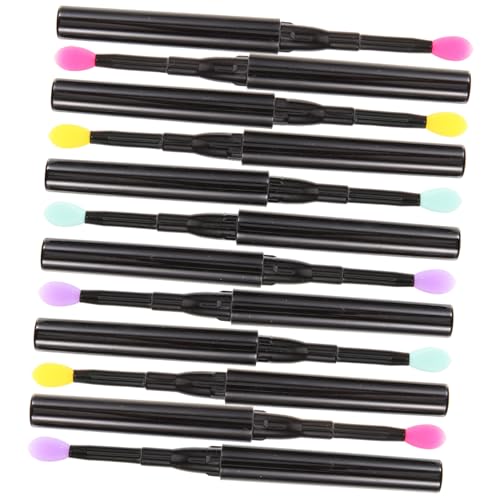 Beaupretty 12 Stück Teiliges Lippenpinsel Hautfreundlichem Silikon mit Abdeckung Vielseitige Lipgloss applikatoren für Gleichmäßiges Auftragen von Lippenfarbe für Damen und Tägliches Makeup von Beaupretty