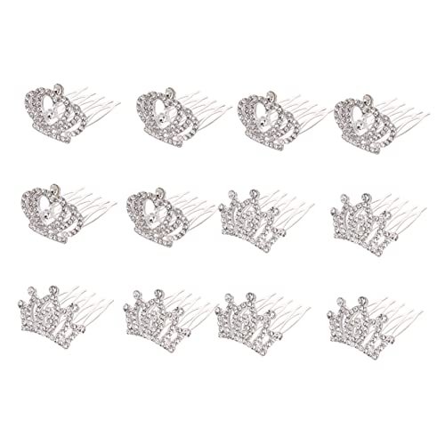 Beaupretty 12stücke Junge Mädchen Haarkamm Mit Strass Kopfbedeckung Für Mädchen Haarschmuck Für Fotografie Langlebig Und Dekorativ Geeignet Für Partys Und Festzüge von Beaupretty