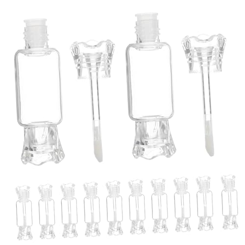 Beaupretty 12 Stück Transparente Lip Gloss Röhrchen Handgemachte Lippenpflege Behälter für Diy Kosmetik Leere Lipgloss Subverpackung für Lippenöl und Lippenfarbe von Beaupretty