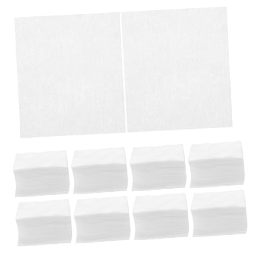 Beaupretty 1200stücke Einweg-gesichtstücher Aus Vliesstoff Weiß Make-up-entferner-pads Für Gesicht Lippen Augen Nägel Reinigungspflaster Für Tägliche Hautpflege von Beaupretty