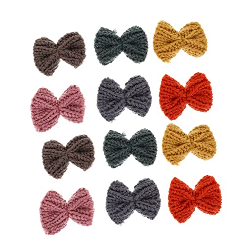 Beaupretty 12stücke Teiliges Strick-bowknot Haarschmuck Für Mädchen Haarband Zubehör in Bunten Farben Süße Und Kreative Kopfbedeckung Für Bastelprojekte Und Besondere Anlässe von Beaupretty