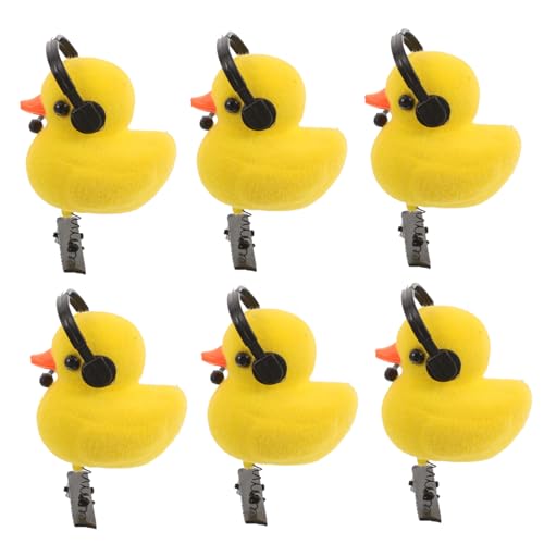 Beaupretty 15 Stücke Niedlichen Cartoon Gelbe Ente Seite Clips 3D Tier Haar Pin Für Erwachsene Mädchen Festival Familie Versammlung Party Haar Clips von Beaupretty