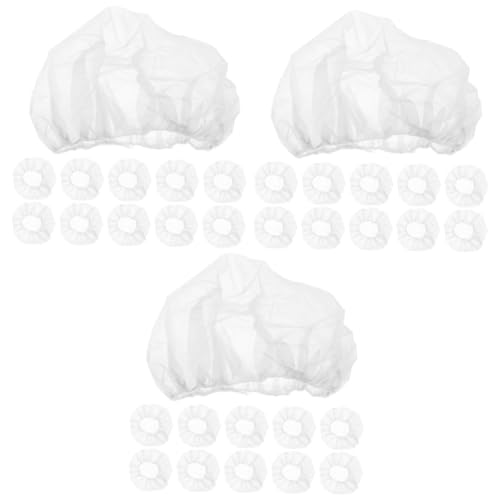 Beaupretty 150 Stück Pilzkappen Duschhauben Für Männer Herrenhüte Trilby-Hüte Für Männer Bouffant-Haarnetze Stillhauben Labor-Bouffant-Kappen Einweg-Haarabdeckung von Beaupretty