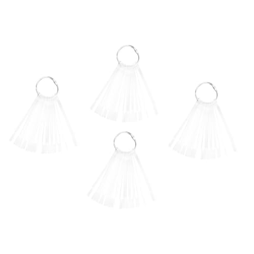 Beaupretty 150 Stück Teiliges Nagel Farbkarte Fächerförmige Nagel Display Tipps Transparent für Maniküre Praxis Nail Polish Color Board Nail Art Übung von Beaupretty