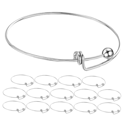 Beaupretty 15stücke Teiliges Edelstahl Coil Push-pull Armband Verstellbares Diy Schmuckarmband Für Frauen Für Täglichen Gebrauch Und Geschenke Zu Jedem Anlass von Beaupretty