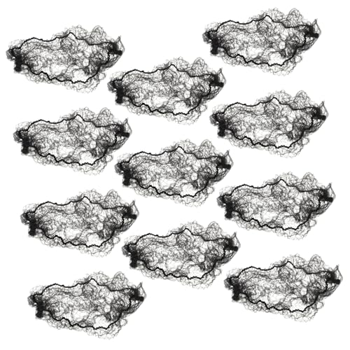 Beaupretty 15stücke Haarnetzkappe Für Perücken Miniatur Elastische Netz-perückenhüte Für Puppen Diy-styling-zubehör Ballett Mädchen Und Frauen von Beaupretty