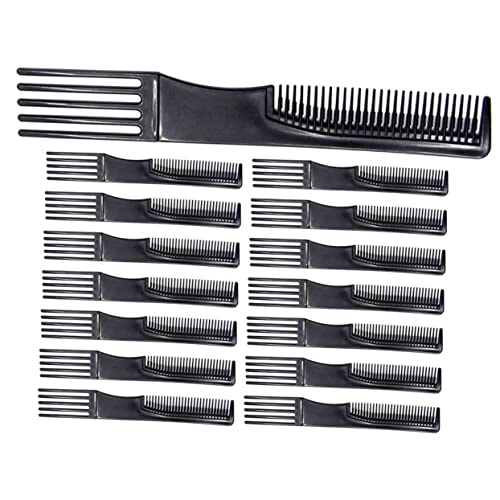 Beaupretty 15stücke Haarschneidekämme Für Männer Und Frauen Styling-kämme Tragbare Haarkämme Professionelle Haarstyling-tool Doppelseitig Haarkamm Für Friseur von Beaupretty