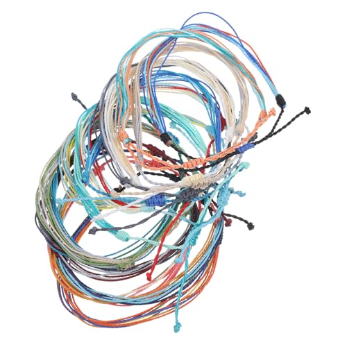 Beaupretty 16 Stück Teiliges Boho Fußkettchen Verstellbare Wasserfeste Armbänder Geflochtene Strand Knöchelketten für Damen Mädchen Modische Beaded Beach Anklets Zufällige Zufällige Farbe von Beaupretty