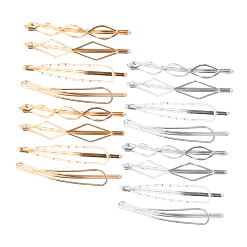 Beaupretty 16 Stück Teiliges Damen Haarschmuck Metall Haarspangen Minimalistisch Stabile Haarklammern für Hochzeit Party Alltag Langlebig Sicherer Legierungsclip Vielseitig für Verschiedene von Beaupretty