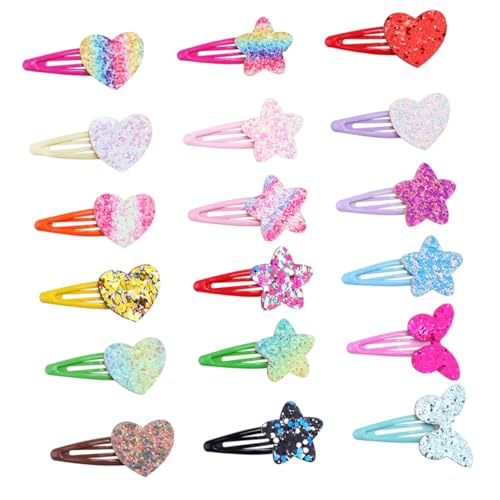 Beaupretty 18 Stück Teiliges Bunter Haarclips für Mädchen Süße Stern Haarspangen für Hochwertige Haarschmuck Accessoires für Zufällige Farbe Zufällige Farbe von Beaupretty