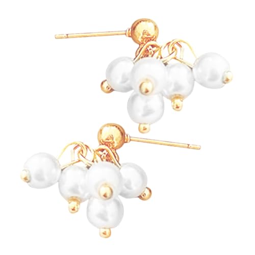 Beaupretty Perlenohrringe Damen Künstliche Perlen Ohrstecker Ohrstecker für Partys und Hochzeiten Hypoallergen Vielseitig Einsetzbar von Beaupretty