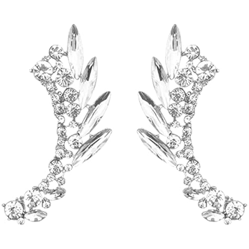 Beaupretty Strass Ohrclips Für Damen Ohrmanschettenclip Für Teen Mädchen Kostüm Zubehör Piercing Ohrringe Ohrringe Einzigartige Accessoires von Beaupretty