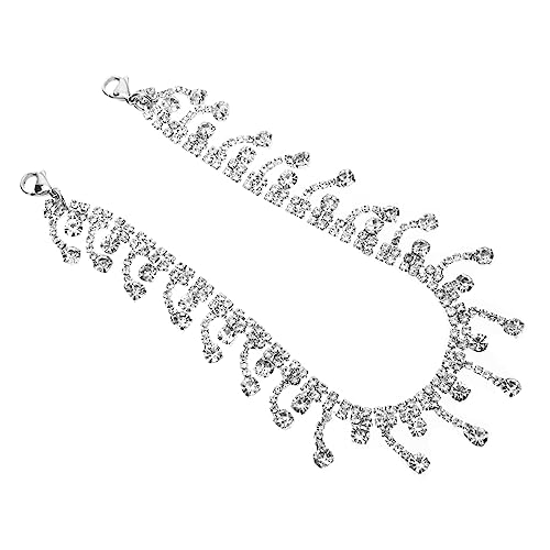 Beaupretty 1Paar Schuhcharme mit Strasssteinen DIY Sandalen Dekoration für Frauen und Teenager Langlebige Bootkette mit Quasten Modisches Accessoire für Schicke Schuhe Beaupretty 1Paar Schuhcharme mit Strasssteinen DIY Sandalen Dekoration für Frauen und Teenager Langlebige Bootkette mit Quasten Modisches Accessoire für Schicke Schuhe von Beaupretty