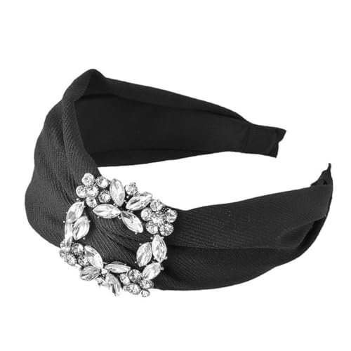 Beaupretty 1stk Modische Stirnbänder Haarreifen Aus Strass Frauen Haarreifen Frauen Stirnband Breiter Haarreif Stoffhaar Fräulein Tuch Breites Stirnband von Beaupretty