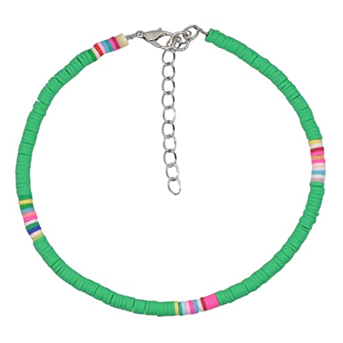 Beaupretty Modisches Fußkettchen Mit Anhänger Fußkettchen Schmuck Aus Polymer Clay Knöchel Kette Mit Elastischem Band Für Damen von Beaupretty