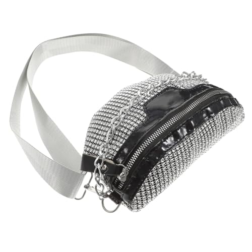 Beaupretty Tragbare Umhängetasche Aus Strapazierfähigem Material Multifunktionale Brusttasche Für Damen Und Herren Kompakte Hüfttasche in Schwarz Für Reisen Sport Und Alltag Leichte von Beaupretty