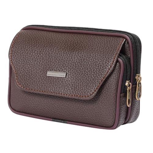Beaupretty 1stück Waist Bag Multifunktionale Umhängetasche Für Outdoor-aktivitäten Retro Stil Handy Und Geldbeutel Braun Für Und Sport von Beaupretty
