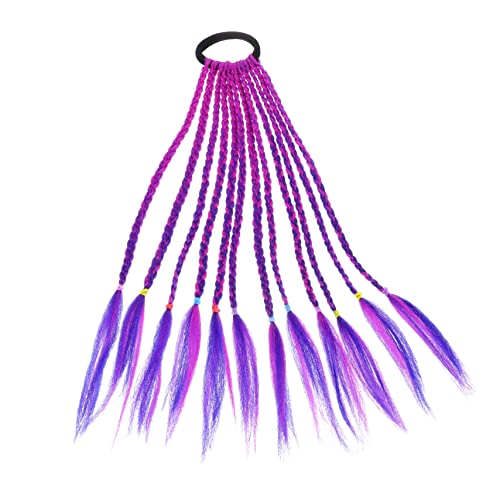 Beaupretty 1Stück Kinderperücke mit Zöpfen Einzigartiger Kopfschmuck für Festivals Partys Hochwertigem Material Elastische Haargummis für Komfortables Sicher von Beaupretty