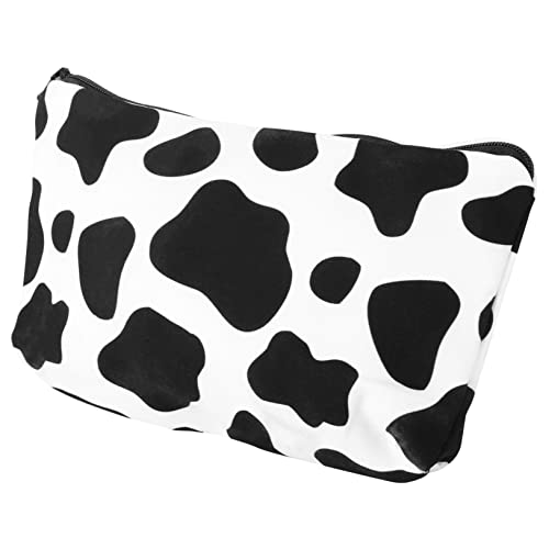Beaupretty Kuhmuster Kosmetiktasche Damen Mit Reißverschluss Aufbewahrungstasche Für Reise Make-up Waschen Tasche Tragbare Kulturbeutel Lagerung Beutel von Beaupretty