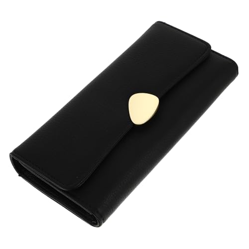 Beaupretty 1Stück Lange Brieftasche für Damen Falten Münze Aufbewahrungstasche Praktische Geldbörse mit Kartenfächern für Alltag Reisen und Einkaufen und Leicht von Beaupretty