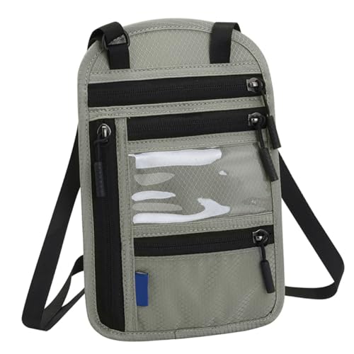 Beaupretty 1stück Multifunktionales RFID-zertifikats Und Reisepass-Organizer Für Männer Und Frauen wasserdichte Umhängetasche Mit Platz Für Handy Und Karten von Beaupretty