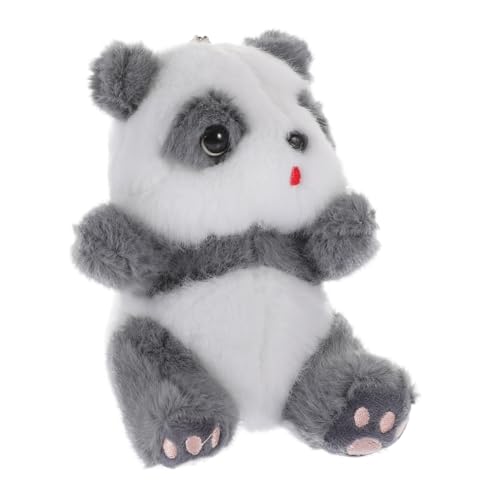Beaupretty Plüsch Panda Schlüsselanhänger Süßer Dekorativer Taschenanhänger Klein Leicht für Rucksäcke und Schlüssel Flauschiges Plüschtier für Frauen und Kinder von Beaupretty