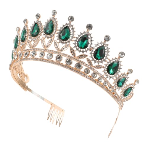 Beaupretty Mit Strasssteinen Und Kamm Hochzeitskopfschmuck Aus Legierung Eleganter Kopfschmuck Für Frauen Und Mädchen Brautkrone Für Party Und Abend von Beaupretty