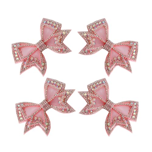 Beaupretty 2 Paar Abnehmbare Strass Schleifen Schuhclips DIY Elegante Schuhdekoration Einfache Anbringung Vielseitig für Damen und Modische Schuhaccessoires für Hochzeit Party Alltag von Beaupretty