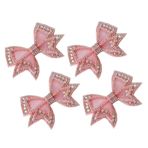 Beaupretty 2 Paar Schleifen Schuhclips aus Netzgarn mit Strass Abnehmbare Glänzende Schuhschmuck-bügel für Damen Elegante Langlebige Schuhaccessoires für Hochzeit Party und Alltag von Beaupretty