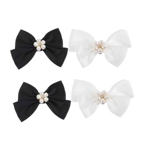 Beaupretty 2 Paar Schuhclips Mit Schleife Modische Schuhanhänger Aus Metall Und Stoff Abnehmbar Für Damen Und Hochzeiten Elegantes Schuhdekor von Beaupretty