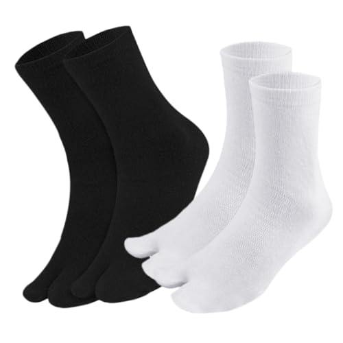 Beaupretty 2 Paar Zehensocken Damen Zehensocken für Damen Socken für Männer Zehentrenner Socken Zehensocke für Damen Teilt Gewöhnliche Freizeitsocken thermische Socken Mann von Beaupretty