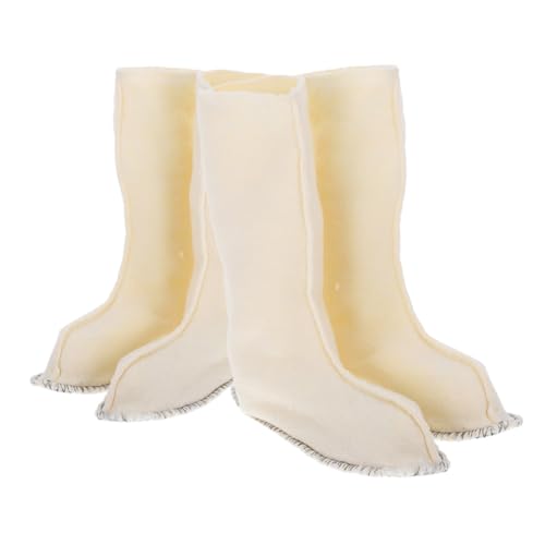 Beaupretty 2 Paare Abnehmbare Warme Dicke Innenfutter für Herrenstiefel Isolierte Futter für Regenstiefel Weiche Vielseitige Stiefelsocken für Kalte Wintertage von Beaupretty