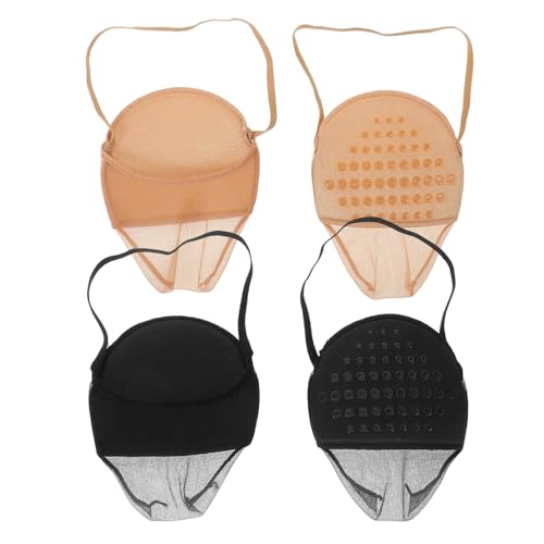 Beaupretty 2 Paare Atmungsaktive Halbsocken für Damen Rutschfeste Nahtlose Fußsocken für Hohen Tragekomfort für Pumps Sneakers und High Heels Hautfarbe und Schwarz Erhältlich von Beaupretty