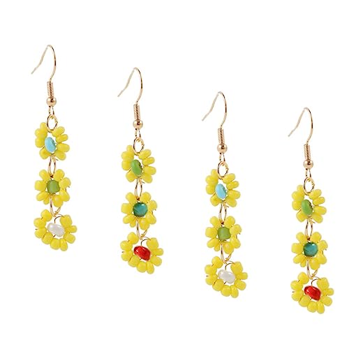Beaupretty 2 Paare Bohemian Blumenohrringe für Damen Handgemachte Perlenohrringe Einzigartiger Retro Stil für Partys Strand und Alltag Langlebig und Auffällig Zufällige Farbe Beaupretty 2 Paare Bohemian Blumenohrringe für Damen Handgemachte Perlenohrringe Einzigartiger Retro Stil für Partys Strand und Alltag Langlebig und Auffällig Zufällige Farbe von Beaupretty