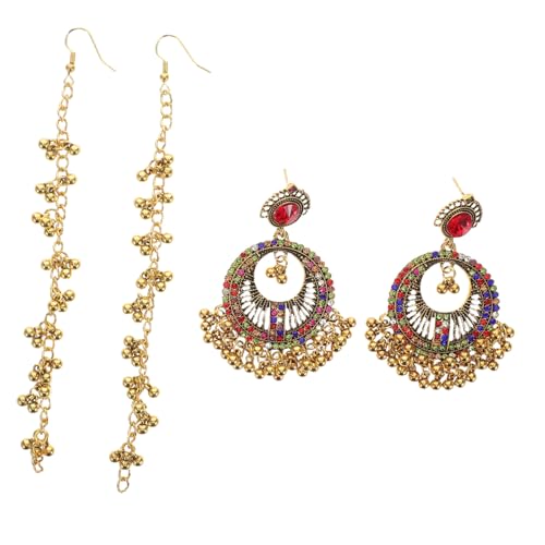 Beaupretty 2paare Boho-stil Damen-ohrhänger Mit Glocken-design Leicht Und Angenehm Farbenfrohe Details Für Partys Und Freizeit Exotisch Und Vielseitig Tragbar Beaupretty 2paare Boho-stil Damen-ohrhänger Mit Glocken-design Leicht Und Angenehm Farbenfrohe Details Für Partys Und Freizeit Exotisch Und Vielseitig Tragbar von Beaupretty